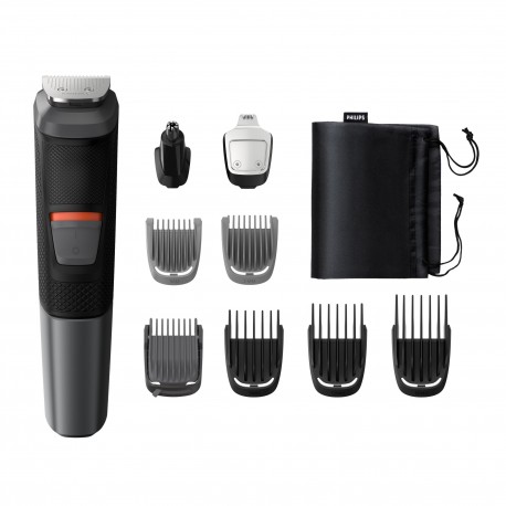 Aparador Multigroom series 5000 9-em-1, rosto e cabelo